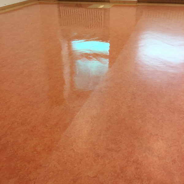 ZŠ Jihlava - čištění a voskování podlah